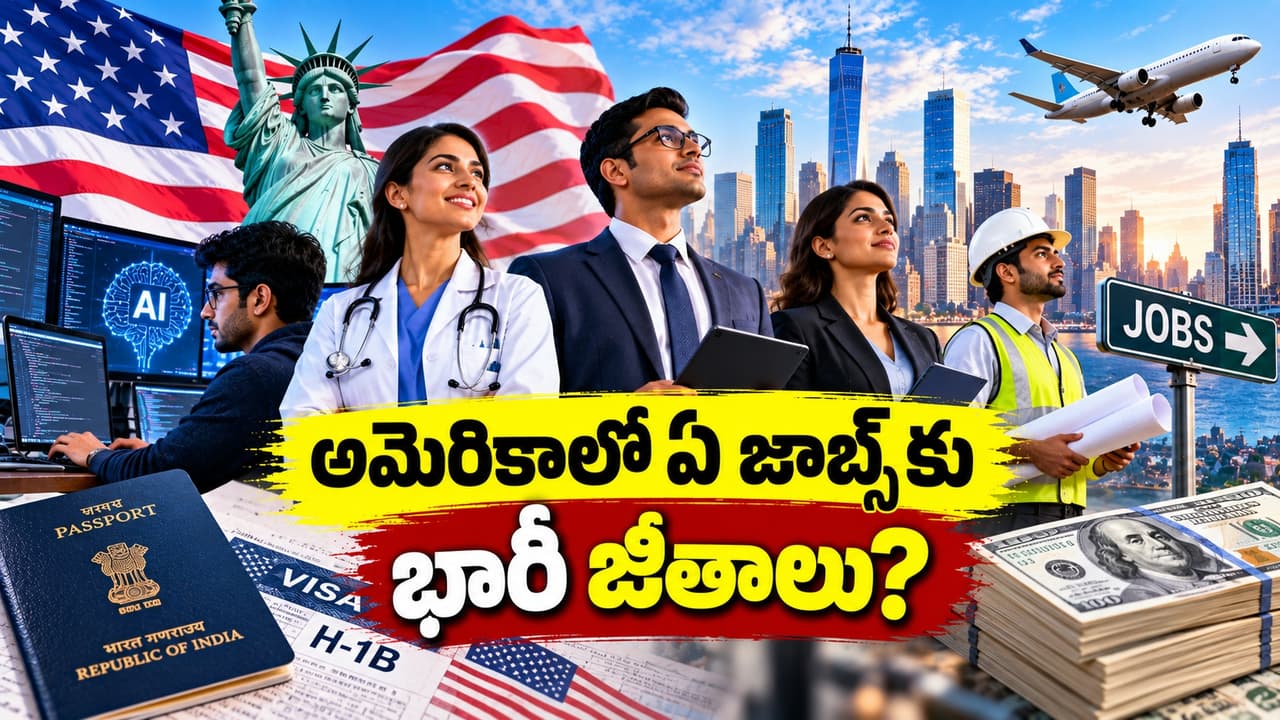 అమెరికా ఏ కోర్సులు, ఉద్యోగాలకు ఎక్కువ డిమాండ్ ఉందో తెలుసా? అమెరికా ఏ కోర్సులు, ఉద్యోగాలకు ఎక్కువ డిమాండ్ ఉందో తెలుసా?