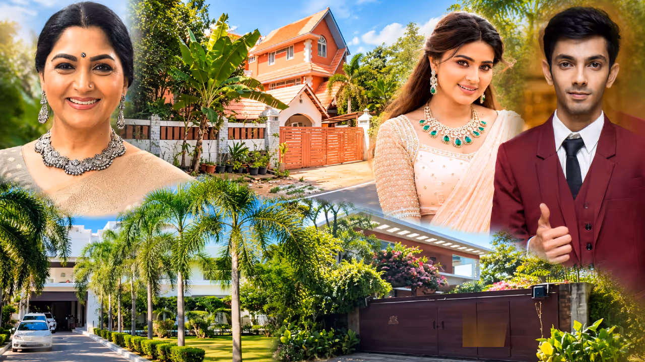 Tamil Cinema Celebrities Home in Panaiyur Tamil Cinema Celebrities Home in Panaiyur
