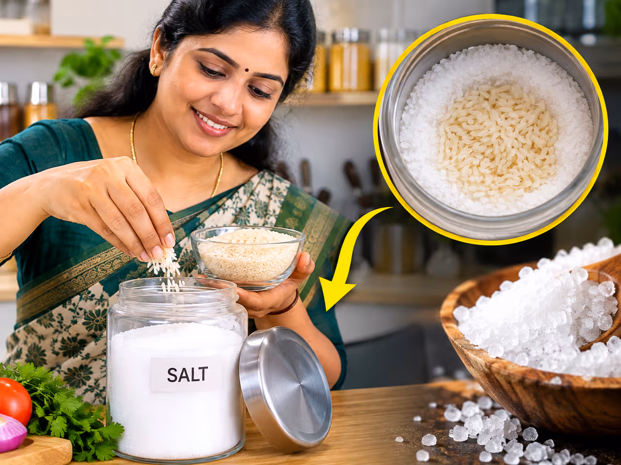 உப்பு டப்பாவில் சிறிது அரிசி உப்பு டப்பாவில் சிறிது அரிசி