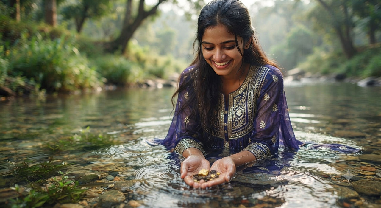 బంగారం దొరికే నది... బంగారం దొరికే నది...