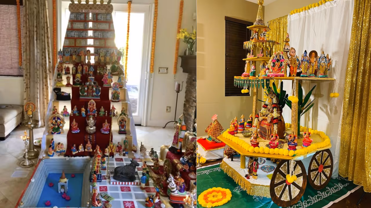 நவராத்திரி கொலு அலங்காரம் நவராத்திரி கொலு அலங்காரம்