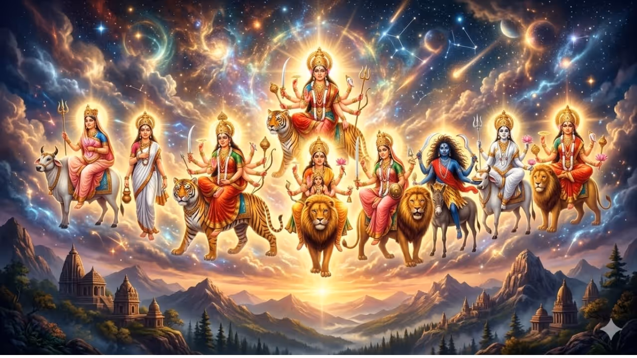 நவராத்திரி 9 நாட்களிலும் வழிபடப்படும் நவதுர்கைகள் யார்? நவராத்திரி 9 நாட்களிலும் வழிபடப்படும் நவதுர்கைகள் யார்?