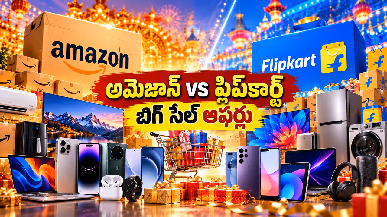 అమెజాన్, ఫ్లిప్కార్ట్లలో ఏ ఫోన్పై ఎంత డిస్కౌంట్ ఉందో తెలుసా? అమెజాన్, ఫ్లిప్కార్ట్లలో ఏ ఫోన్పై ఎంత డిస్కౌంట్ ఉందో తెలుసా?