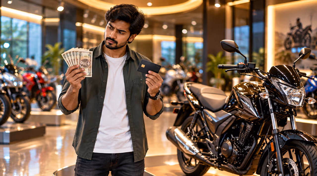 பைக் வாங்க Cash சிறந்ததா? EMI லாபமா? பைக் வாங்க Cash சிறந்ததா? EMI லாபமா?