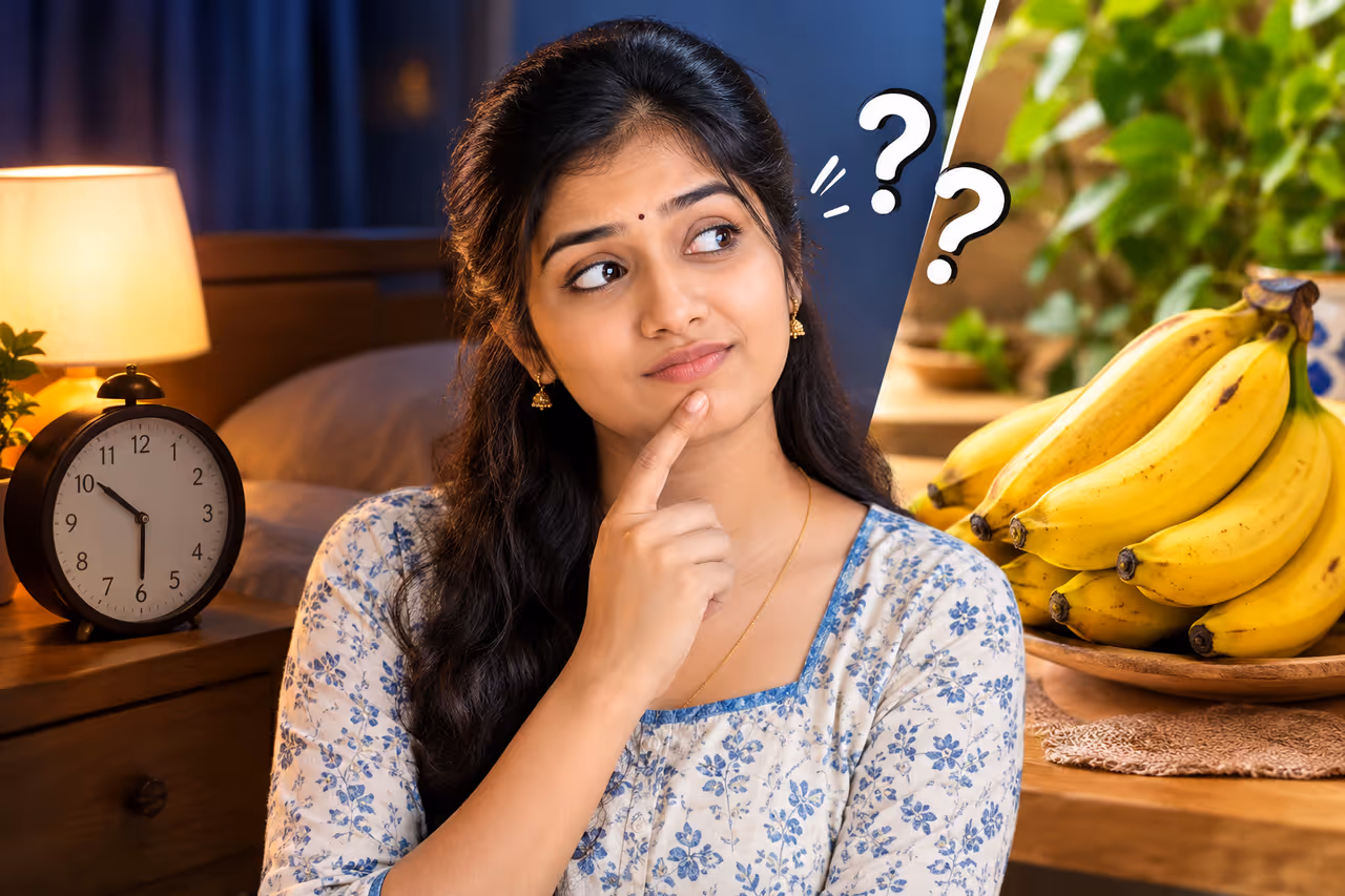 இரவில் வாழைப்பழம் சாப்பிடலாமா? இரவில் வாழைப்பழம் சாப்பிடலாமா?