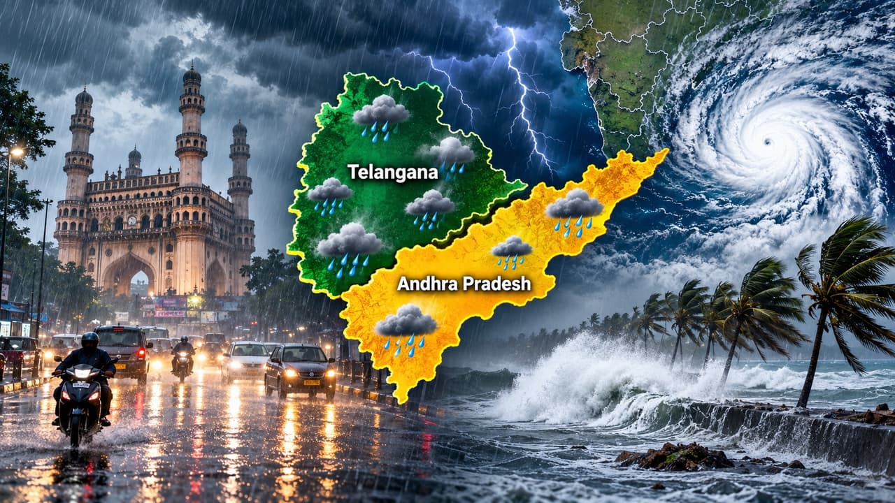 ఏపీ, తెలంగాణకు భారీ వర్ష హెచ్చరిక.. ఈ జిల్లాలకు అలర్ట్ ఏపీ, తెలంగాణకు భారీ వర్ష హెచ్చరిక.. ఈ జిల్లాలకు అలర్ట్
