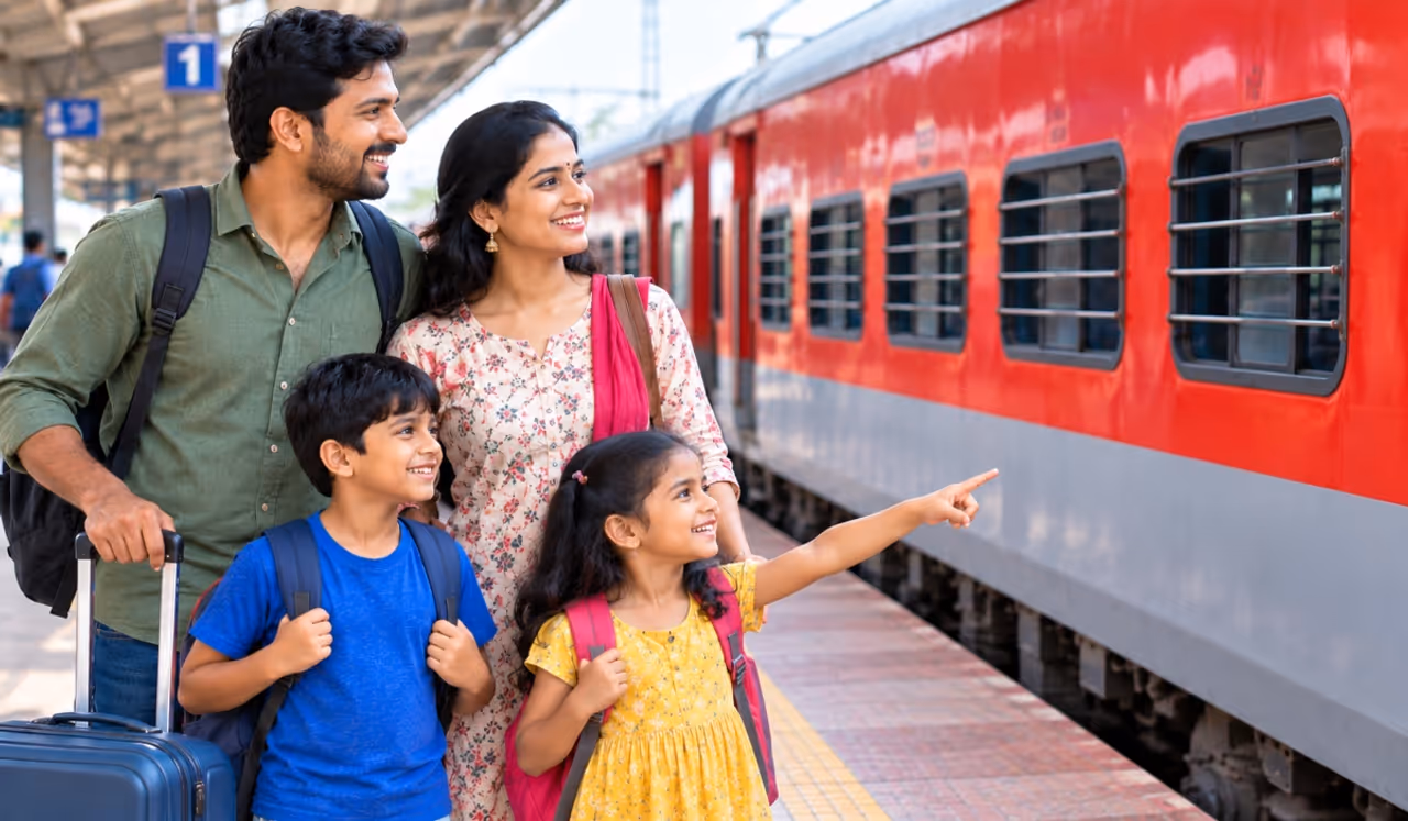 ரயிலில் குழந்தைகளுக்கு 50% கட்டணம் ரயிலில் குழந்தைகளுக்கு 50% கட்டணம்
