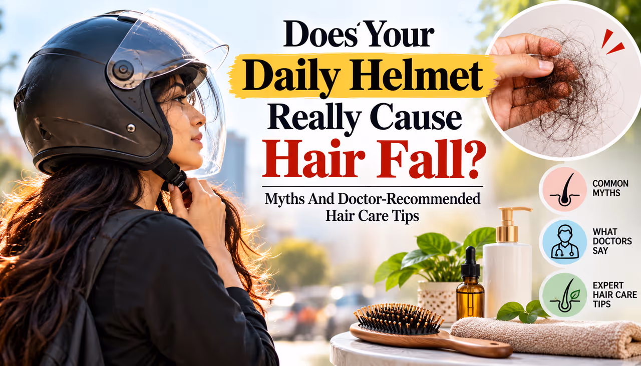 Does your helmet cause hair fall? Does your helmet cause hair fall?