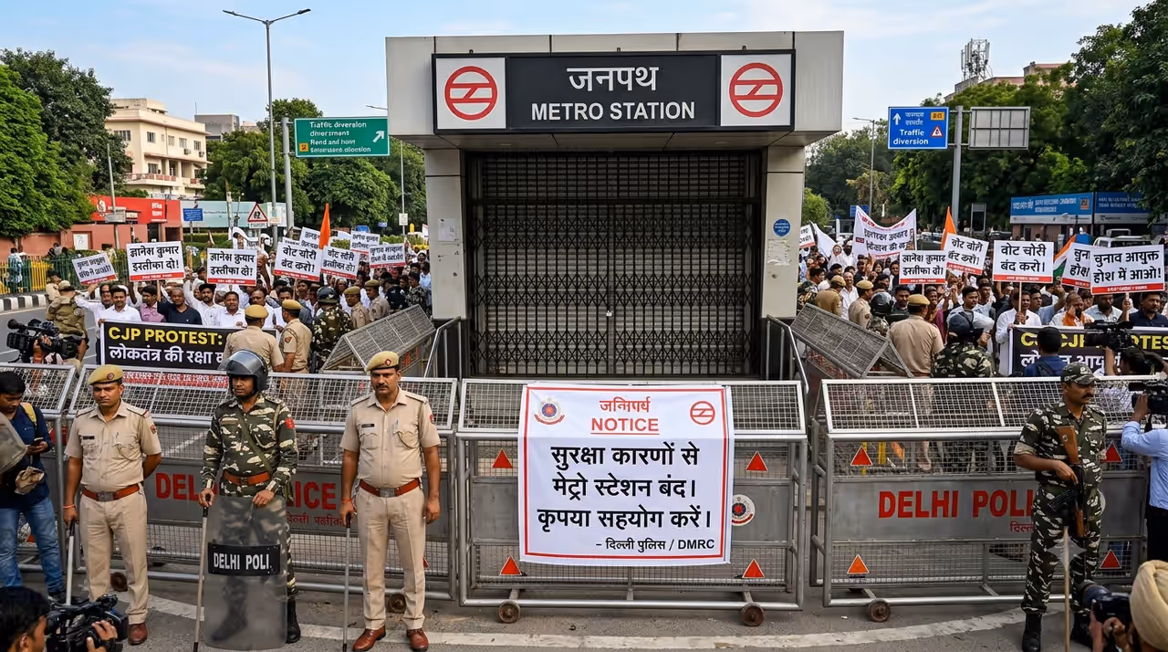 Delhi Metro Update: कौन से 45 स्टेशन बंद, कहां चलेंगी ट्रेनें? Delhi Metro Update: कौन से 45 स्टेशन बंद, कहां चलेंगी ट्रेनें?
