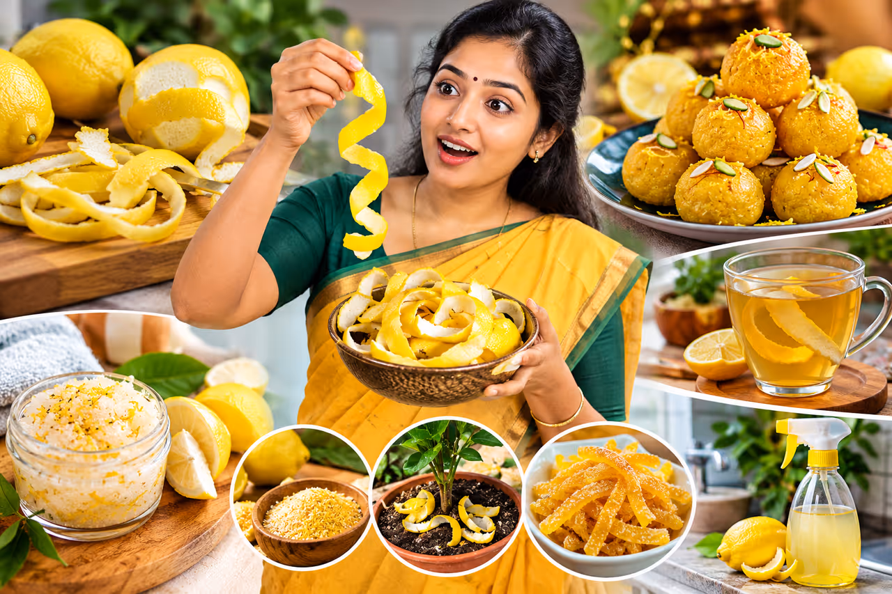 எலுமிச்சைத் தோல் பயன்பாடுகள்.. எலுமிச்சைத் தோல் பயன்பாடுகள்..