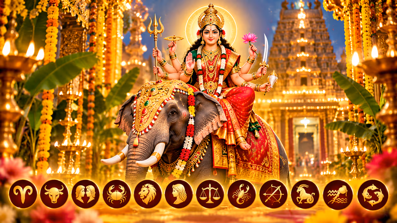 துர்கா தேவியின் வருகையால் நன்மை பெறும் ராசிகள் துர்கா தேவியின் வருகையால் நன்மை பெறும் ராசிகள்