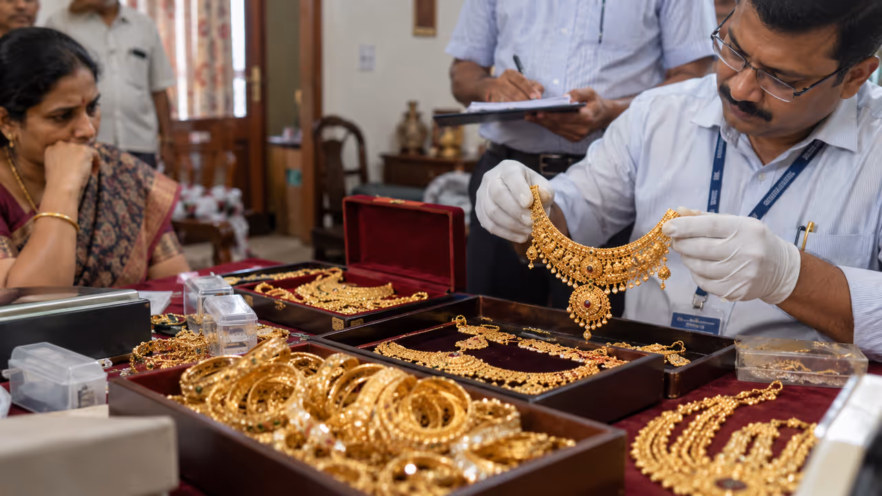 வீட்டில் ₹1.46 கோடி தங்க நகைகள்! ₹20.45 லட்சம் வருமானச் சேர்க்கையை நீக்கிய தீர்ப்பாயம் வீட்டில் ₹1.46 கோடி தங்க நகைகள்! ₹20.45 லட்சம் வருமானச் சேர்க்கையை நீக்கிய தீர்ப்பாயம்