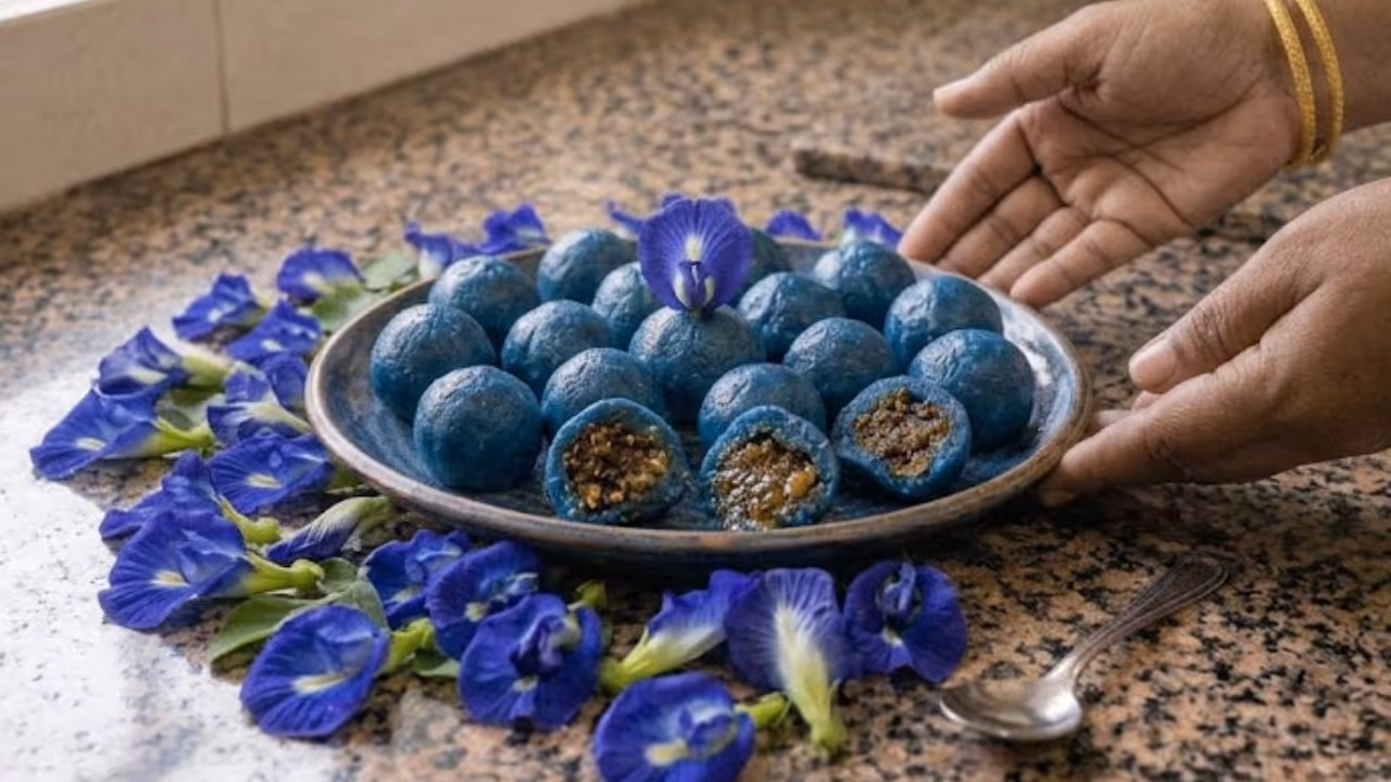 சங்கு பூ கொழுக்கட்டை சங்கு பூ கொழுக்கட்டை