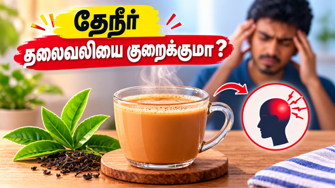 தலைவலி வந்தால் தேநீர் குடிக்கலாமா? தலைவலி வந்தால் தேநீர் குடிக்கலாமா?
