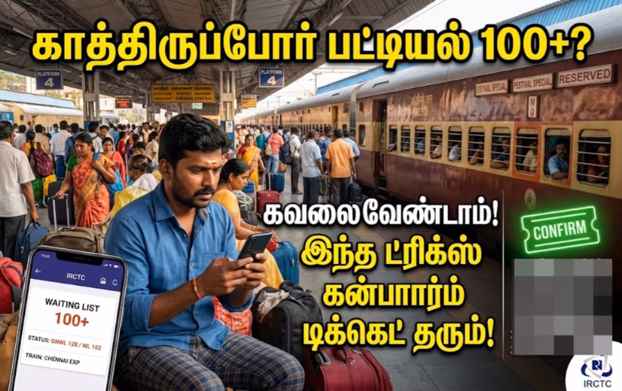 ரயிலில் வெயிட்டிங் லிஸ்ட் அதிகமா இருக்கா..? ரயிலில் வெயிட்டிங் லிஸ்ட் அதிகமா இருக்கா..?