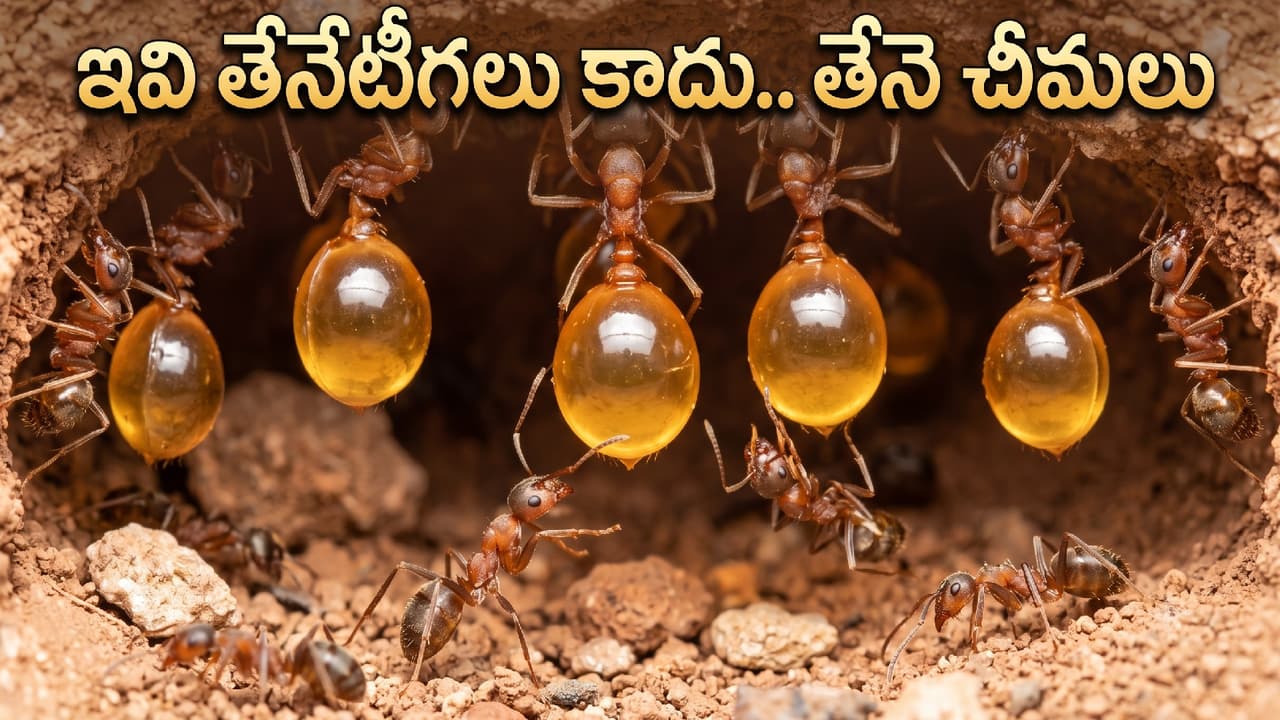 తేనె తయారుచేసే చీమలు తేనె తయారుచేసే చీమలు