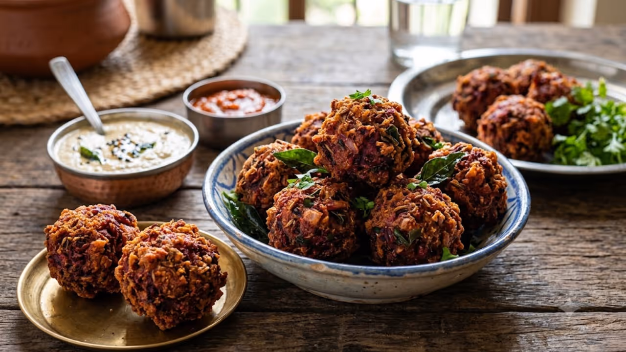 மொறுமொறுப்பான பீட்ரூட் போண்டா மொறுமொறுப்பான பீட்ரூட் போண்டா