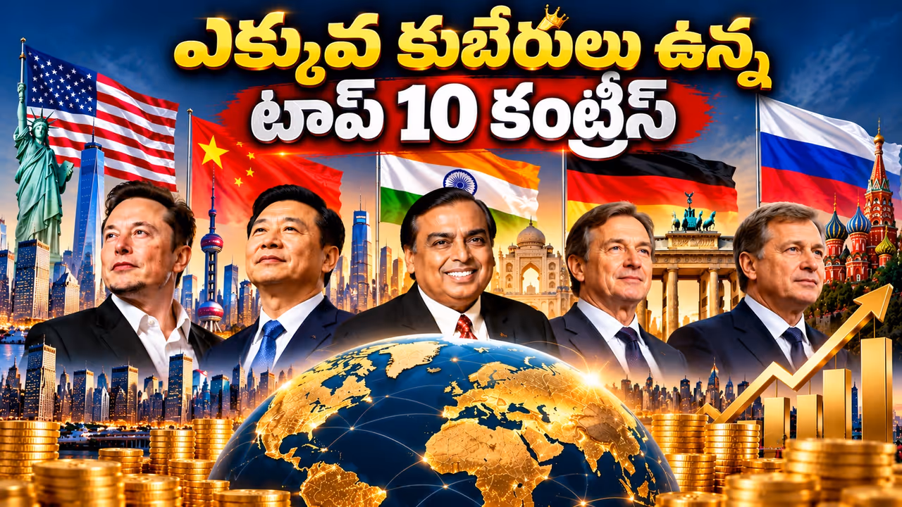 ప్రపంచ కుబేరుల రేసులో రికార్డ్ కొట్టిన ఇండియా.. టాప్ 10 దేశాల లిస్ట్ ఇదే ప్రపంచ కుబేరుల రేసులో రికార్డ్ కొట్టిన ఇండియా.. టాప్ 10 దేశాల లిస్ట్ ఇదే