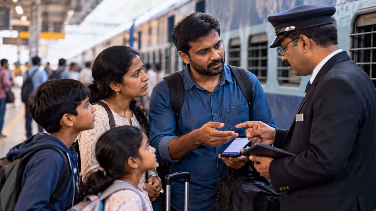 ஒரே டிக்கெட்டில் உறுதியான டிக்கெட், காத்திருப்புப் பட்டியல் — என்ன நடக்கும்? ஒரே டிக்கெட்டில் உறுதியான டிக்கெட், காத்திருப்புப் பட்டியல் — என்ன நடக்கும்?