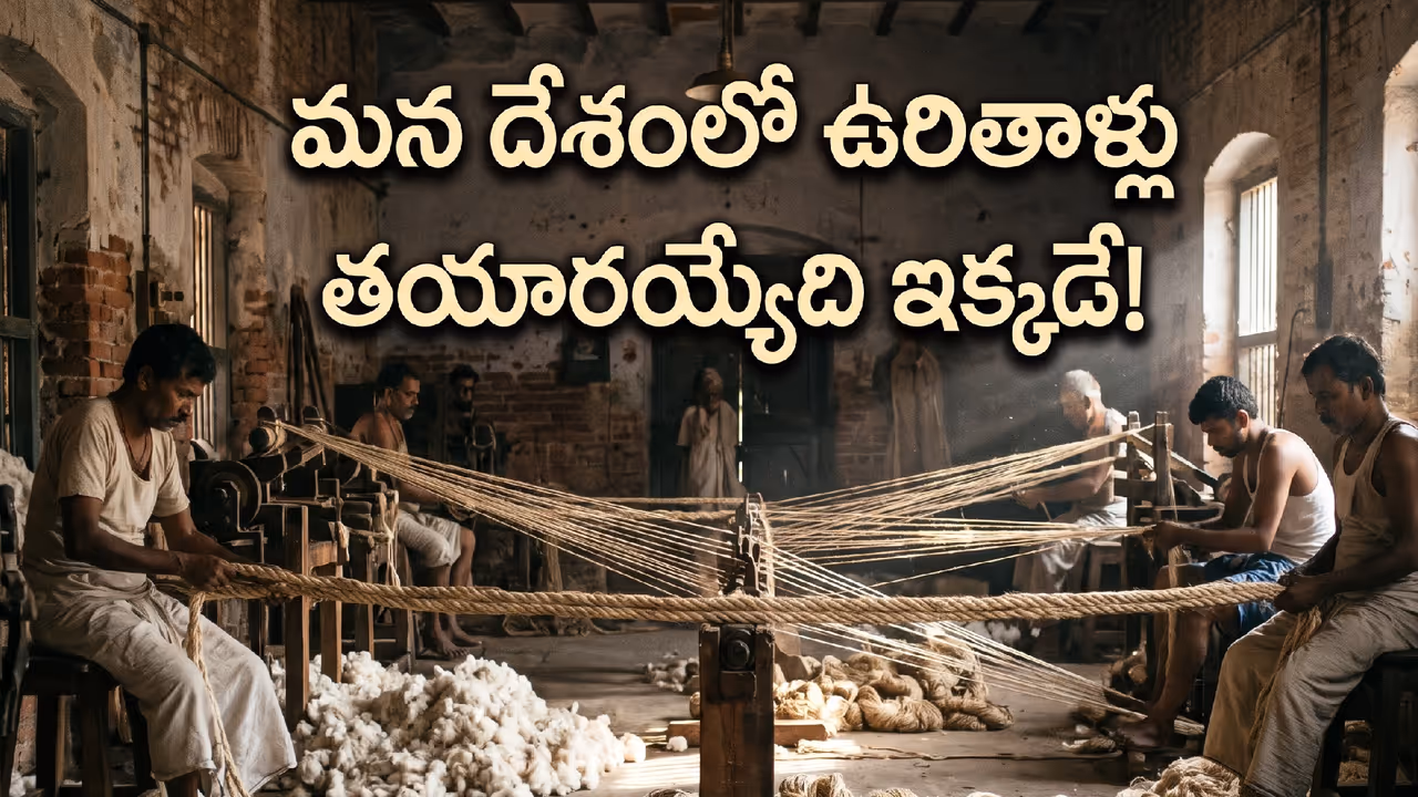 మనదేశంలో ఉరితాళ్ల తయారీ కేంద్రం మనదేశంలో ఉరితాళ్ల తయారీ కేంద్రం