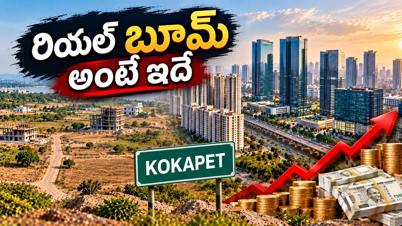 కోకాపేటలో బంగారంలా మారిన భూమి.. వేలంలో కొత్త రికార్డులు కోకాపేటలో బంగారంలా మారిన భూమి.. వేలంలో కొత్త రికార్డులు