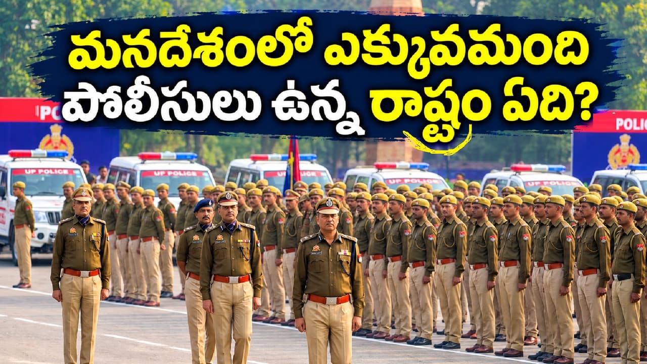 ఏ రాష్ట్రంలో ఎక్కువ మంది పోలీసులు? ఏ రాష్ట్రంలో ఎక్కువ మంది పోలీసులు?