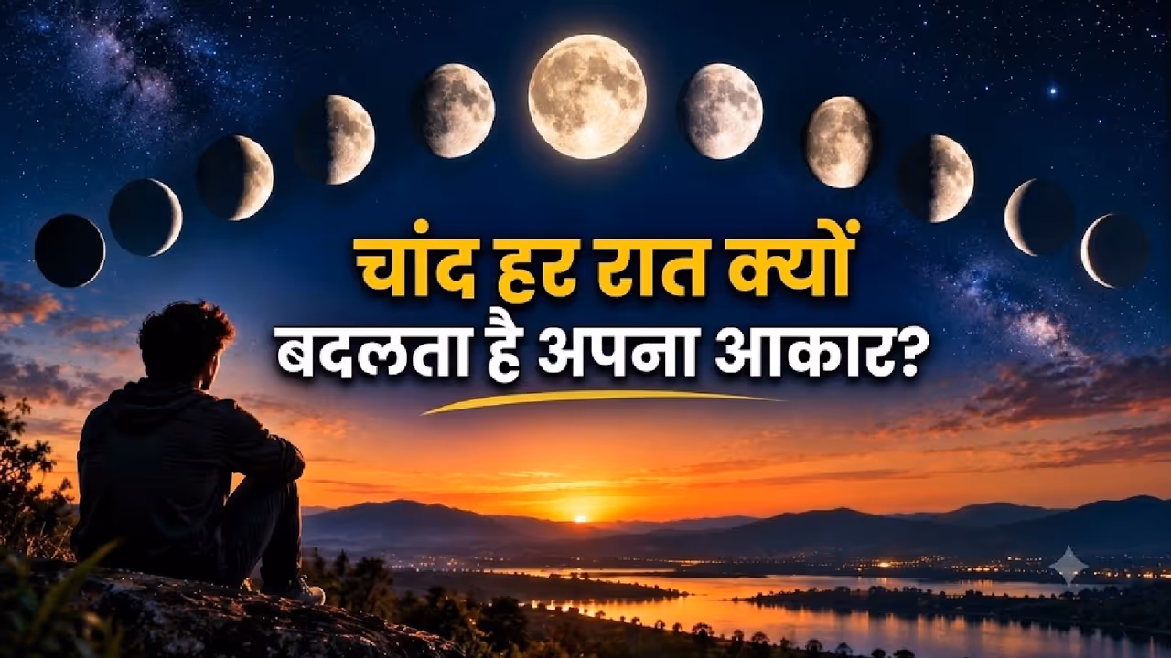 आसमान में चांद का जादू आसमान में चांद का जादू