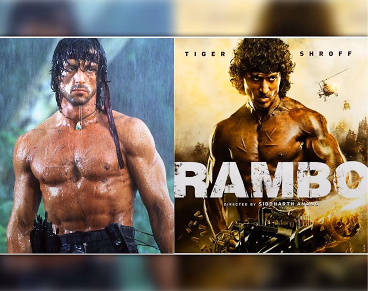 <p>ರಾಂಬೊ ಸಿನಿಮಾ ಕೆಲವು ಸಮಯದಿಂದ ಸಾಕಷ್ಟು ಸಂಚಲನವನ್ನು ಸೃಷ್ಟಿಸುತ್ತಿದೆ. ಈ ಸಿನಿಮಾದಲ್ಲಿ ಟೈಗರ್‌ಶ್ರಾಫ್‌ ಕಾಣಿಸಿಕೊಳ್ಳಬೇಕಿತ್ತು.</p>