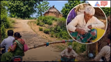 ಕುಸಿದ ಸೇತುವೆ- ಜಮೀನಲ್ಲೇ ದಾರಿ ಮಾಡಿಕೊಟ್ಟು ಟೋಲ್ ಸಂಗ್ರಹ: ರೈತನ ಐಡಿಯಾಕ್ಕೆ ಜನರು ಫಿದಾ