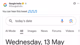 Google India Officially Joins 'Main Tera' Trend With Viral 'May 13' Post; Wins Internet