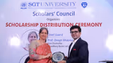 SGT University Grants Scholarships to Empower Meritorious Students