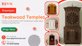 The Art of Sacred Living: Premium Teakwood Pooja Mandir Designs for Modern & Traditional Homes