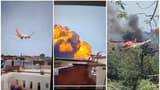 Ahmedabad plane crash: Video captures exact moment Air India plane crashed, burst into flames (WATCH)