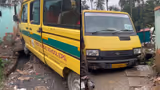 Bengaluru School Van Stuck In Open Drain, Civic Negligence Raises Safety Concerns (Watch)