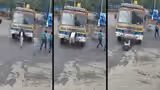 Truck Rams Pedestrian in Karnataka's Tumkur, Shocking Crash Caught on Camera