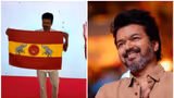 WATCH: Thalapathy Vijay reveals Flag & Anthem of newly formed political party Tamilaga Vettri Kazhagam (TVK) 