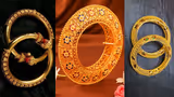 Golden Kada Design: गोल्डन कड़ा की 5 लेटेस्ट डिजाइन, सावन की चूड़ियों के लिए चुनें पसंद की पीस