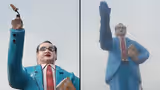 Ambedkar Statue Vandalised: आग्रा: आंबेडकरांच्या पुतळ्याची तोडफोड, भीम आर्मी आक्रमक