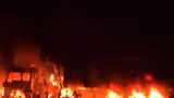 Jharkhand: Four trucks gutted in massive fire after accident in Dumka