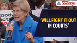 Senator Warren and Others Protest DOGE Outside CFPB: ‘Will Fight It Out in Courts ’