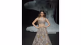 Khushi Kapoor stuns as showstopper for Aisha Rao at Lakme Fashion Week