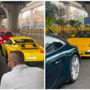 Viral Video shows Porsches and Swift trapped together in Bengaluru traffic [WATCH]