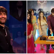 Vivian Dsena's wife Nouran Aly throws surprise party for him, Bigg Boss 18 contestants reunites [Watch]
