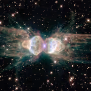 Two Stars Collide: Hubble Captures Rare Ultra-Massive White Dwarf Aftermath