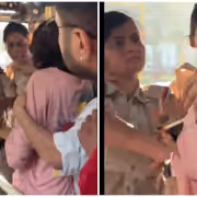 Delhi Cop Slaps, Punches Woman Animal Rights Activist During Protest Against SC Stray Dogs Order (WATCH)
