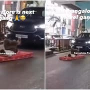 Bengaluru Traffic Nightmare: Man Spotted Sleeping on Mattress in Middle of Busy Road (Watch)