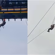 Five Tourists Successfully Rescued Being Trapped at 120 Feet for Three Hours in Idukki Sky Dining