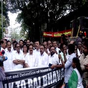 Kerala Congress Protests in Thiruvananthapuram Over Arrest of Two Nuns in Chhattisgarh