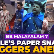 Bigg Boss Malayalam 7: Gizele Snatches Task Paper From Aneesh, Sparks Heated Exchange
