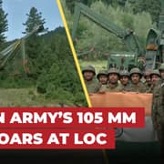 Indian Army Flaunts 105 mm Field Gun Power At Kupwara LoC With 360° Rotation